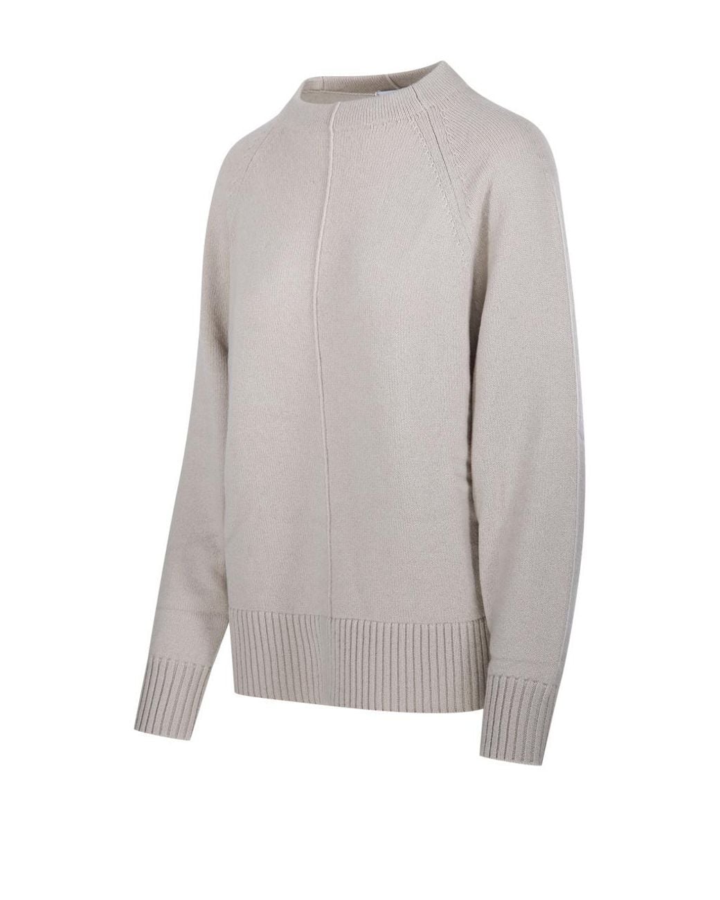 Max Mara Gray Crewneck Long-Sleeved Jumper