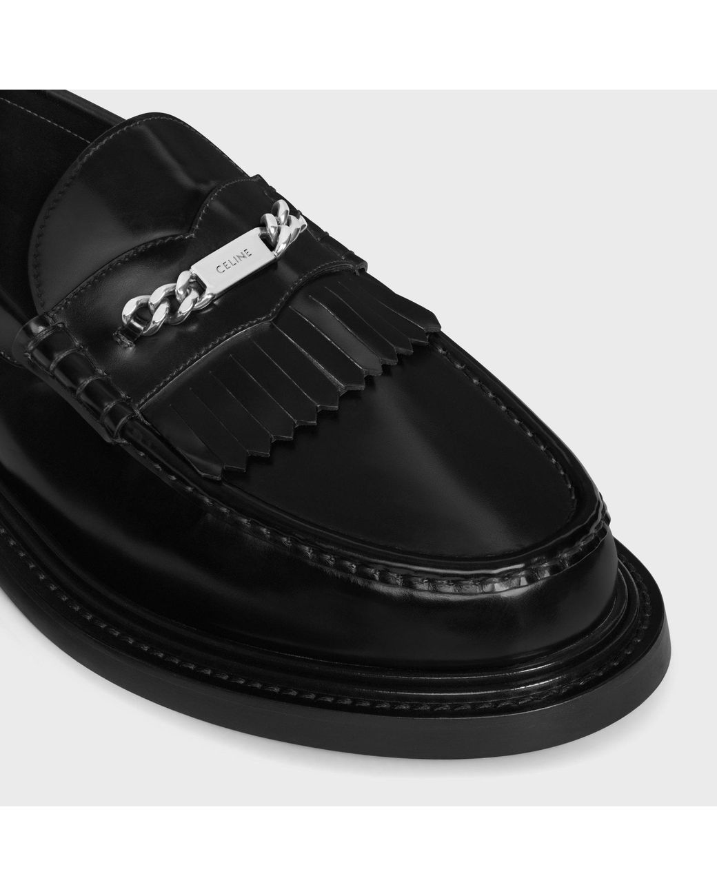 Céline Black Universite Chunky Loafer for men