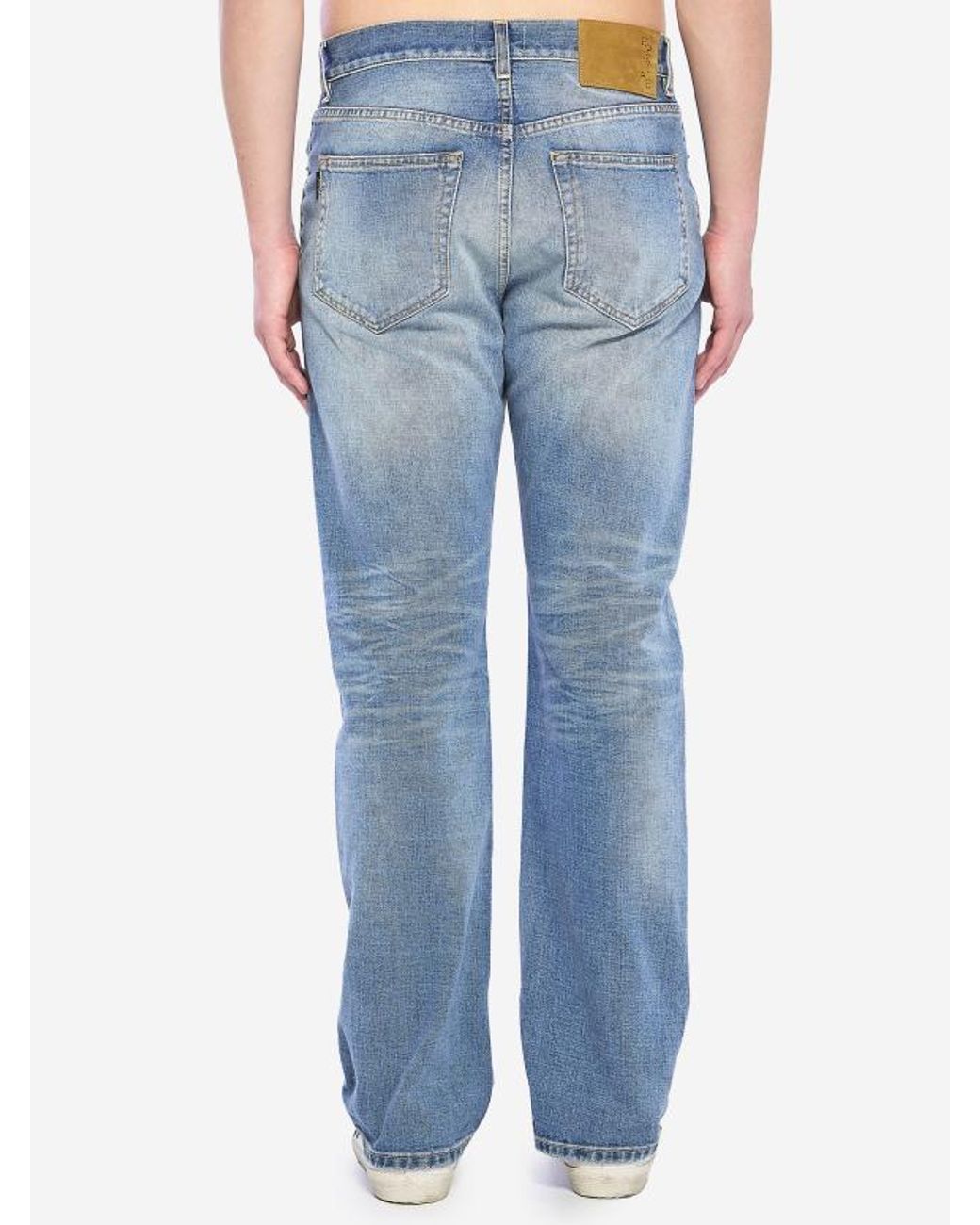 Haikure Blue Logo Jeans for men