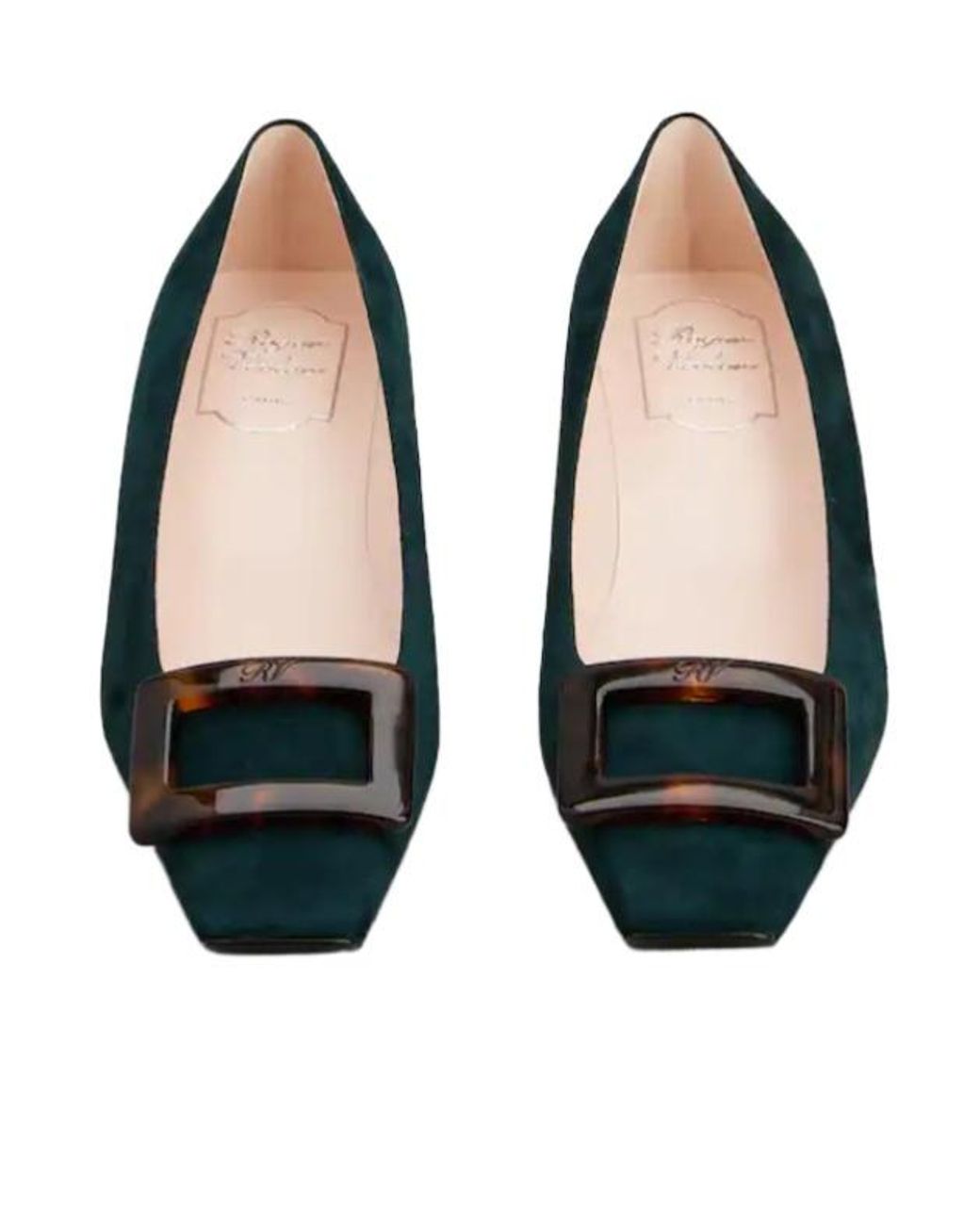 Roger Vivier Blue Belle Vivier Buckle-Detail Pumps