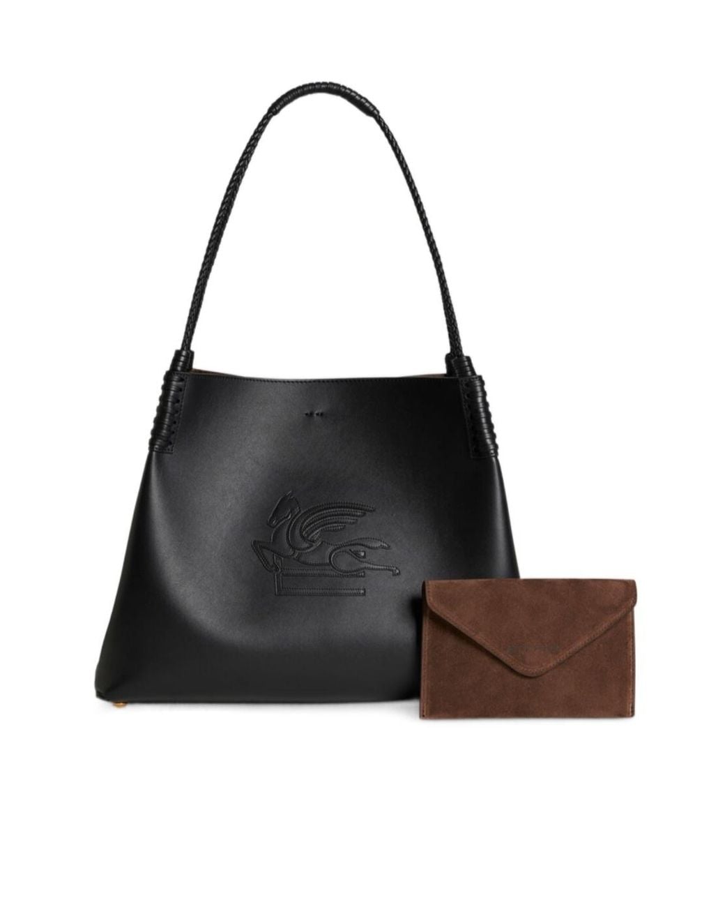 Etro Black Medium Libra Tote Bag