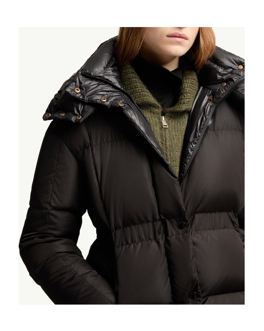 Moncler Black Agneux Hooded Jacket
