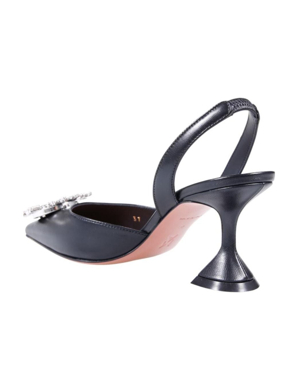 AMINA MUADDI Blue Pointed-Toe High Heels