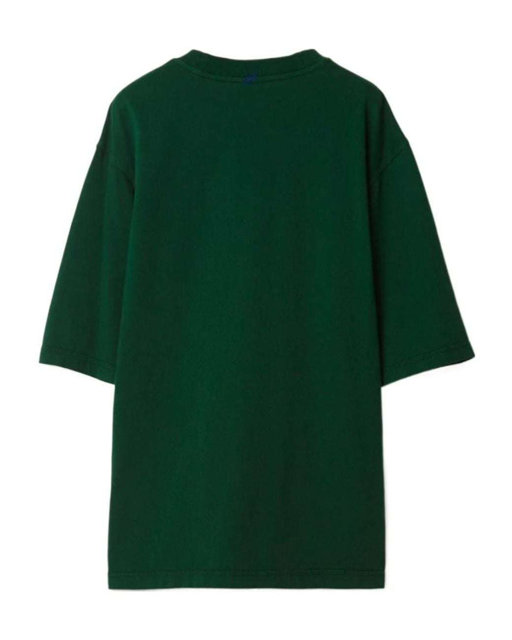 Burberry Green Ekd Logo-Patch Crewneck T-Shirt for men