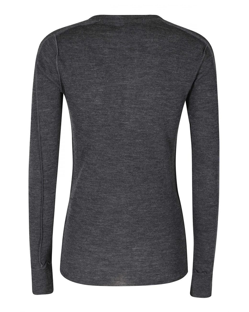 Soeur Blue Crew-Neck Henley Long-Sleeve Knit Top