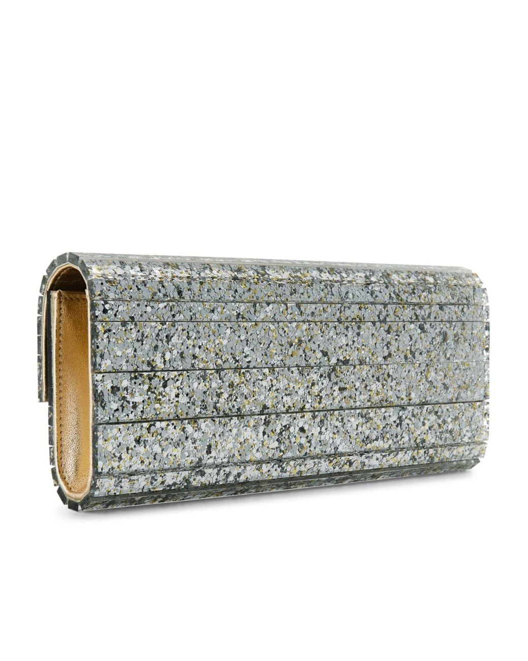 Jimmy Choo Gray Simple Clutch Bag