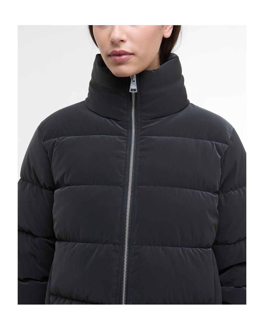 Barbour Black Hudson Cotton Jacket