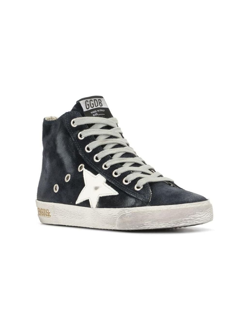 Golden Goose Deluxe Brand Black Francy High-Top Sneakers