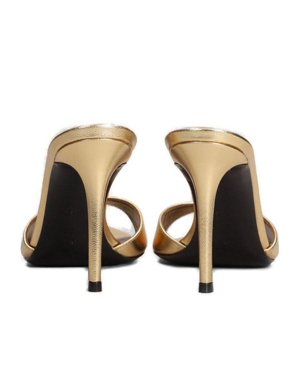 Giuseppe Zanotti Metallic Intriigo Pointed Mule Sandals