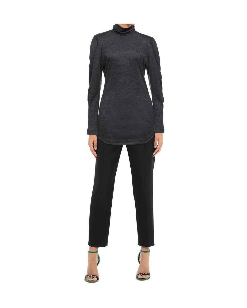 Isabel Marant Black High-Neck Long-Sleeved Knitwear