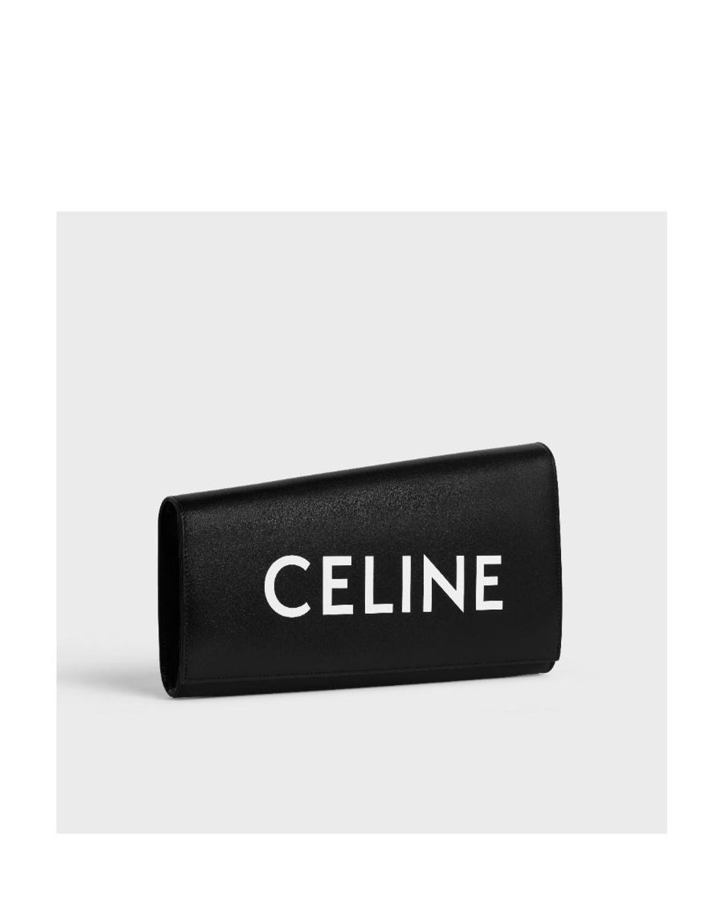 Céline Black Asymetric Clutch
