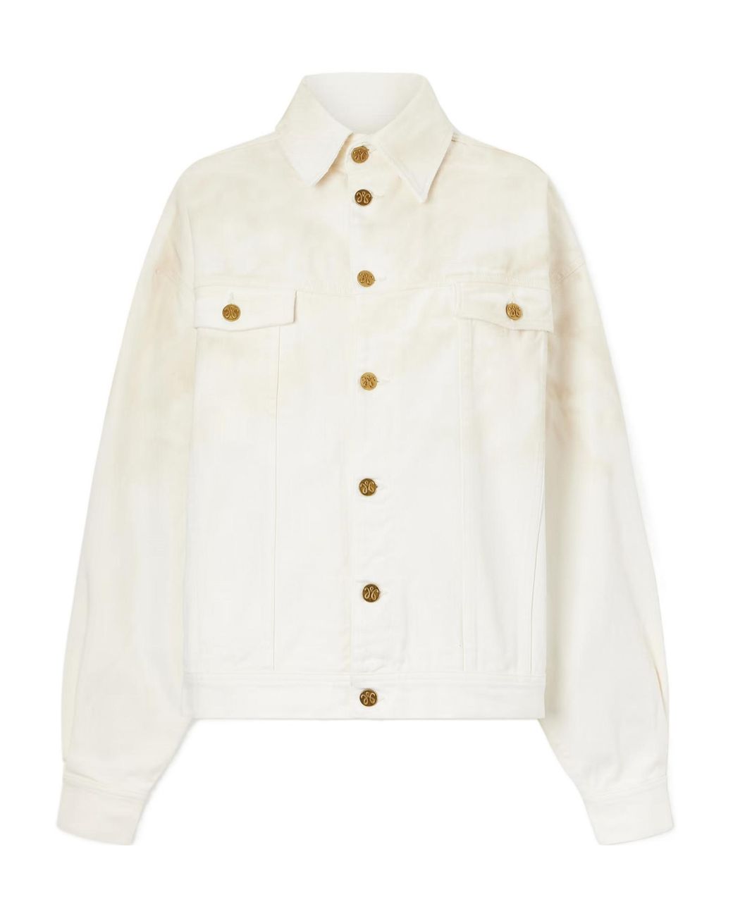 Willy Chavarria White Denim Jacket