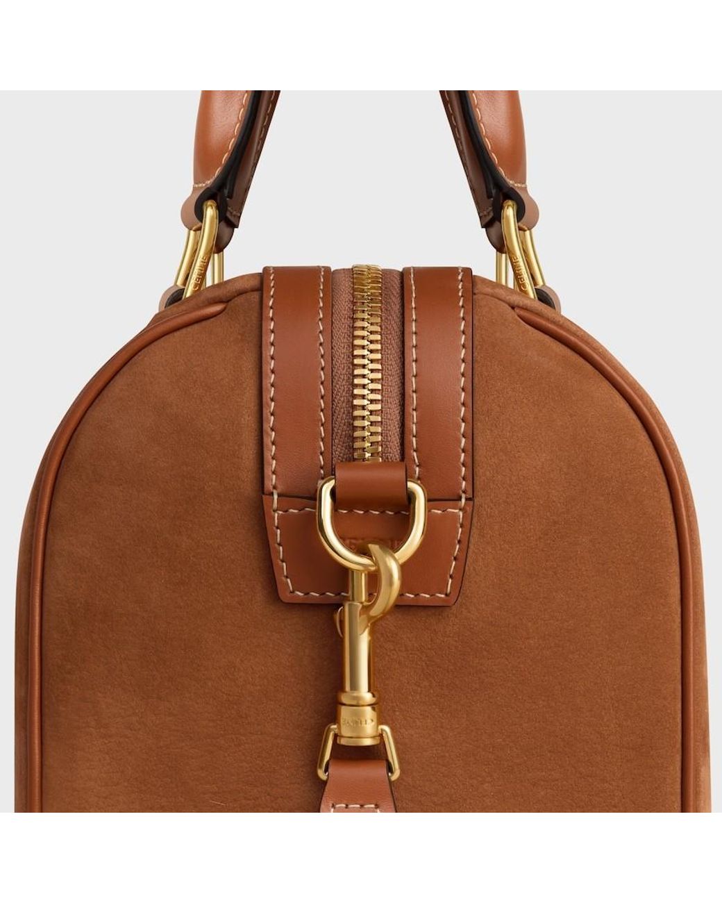 Céline Brown Medium Boston Shoulder Bag
