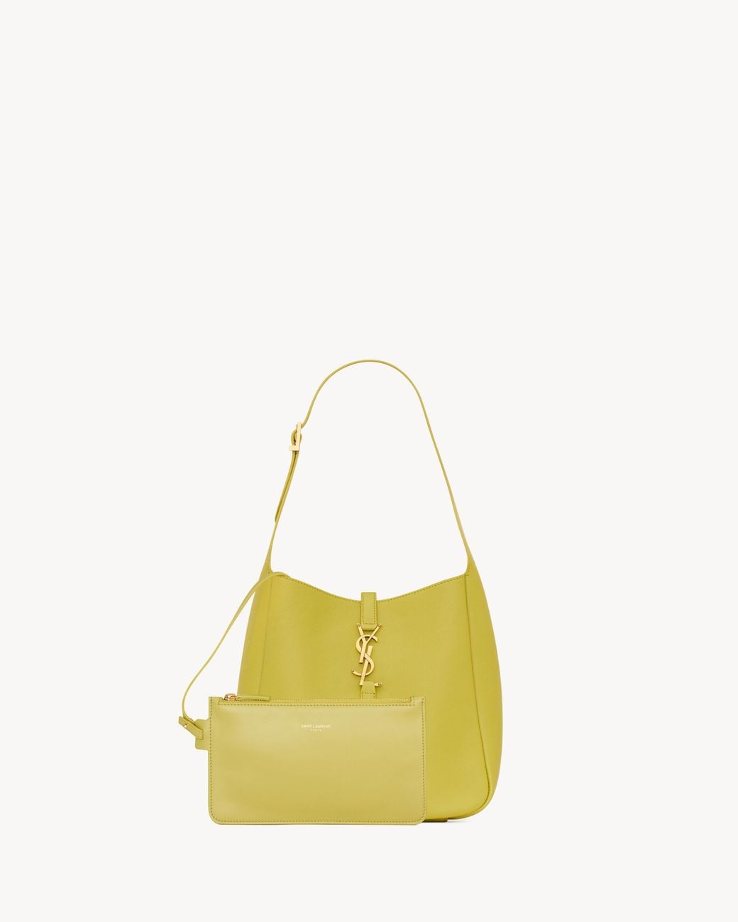 Saint Laurent Yellow Small Le 5 À 7 Shoulder Bag