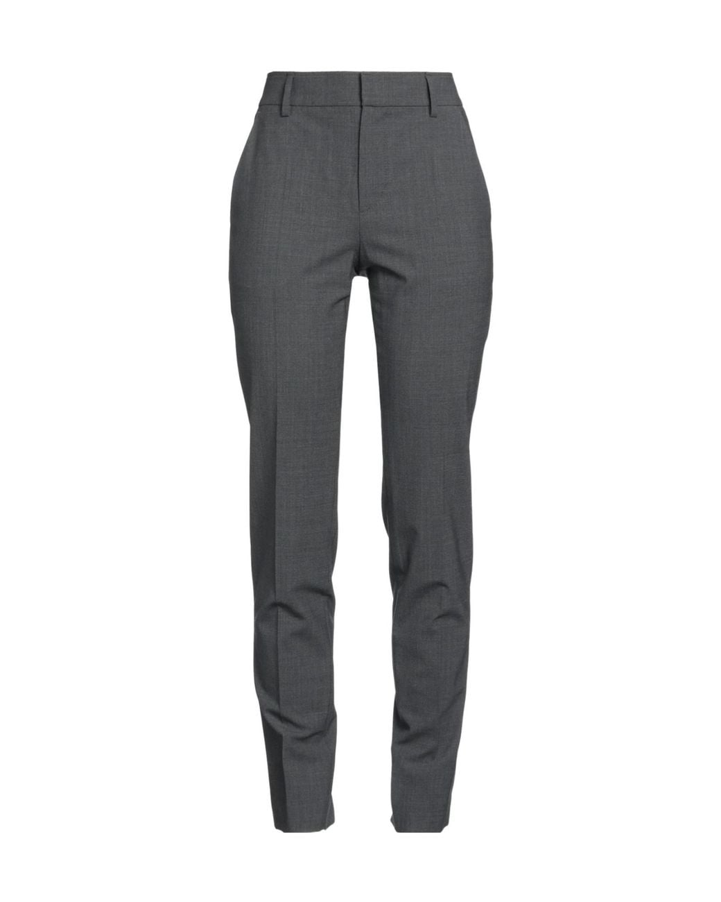 Brunello Cucinelli Gray Fitted Tailored Trousers