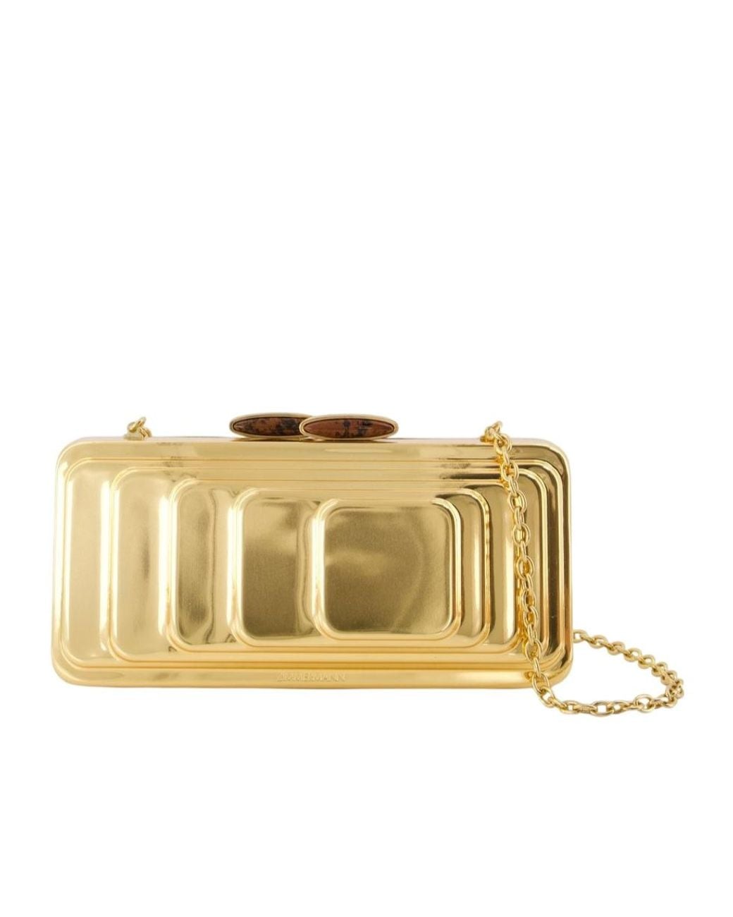 Zimmermann Natural Alight Chain Clutch Bag
