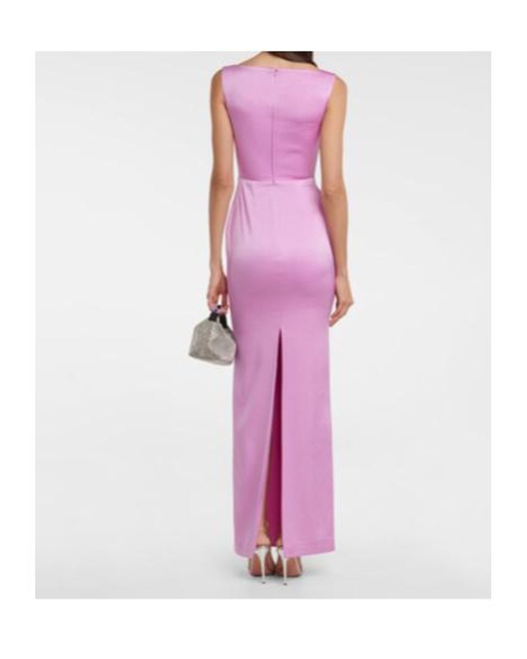 Alex Perry Purple Halse Crepe Dress