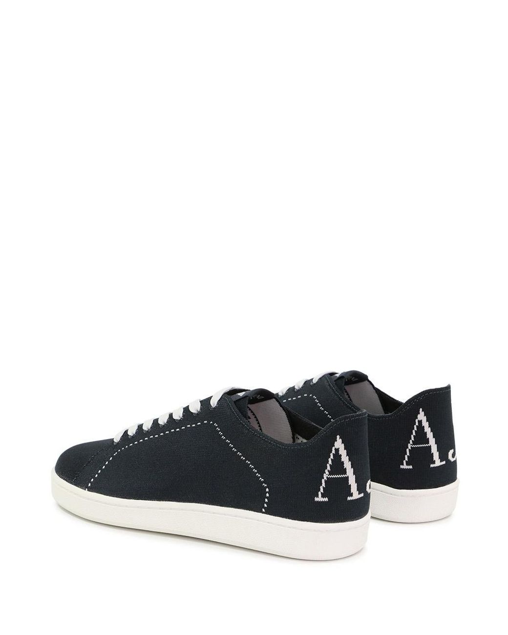 Armani Jeans Black Logo Lace Up Casual Sports Shoes for men