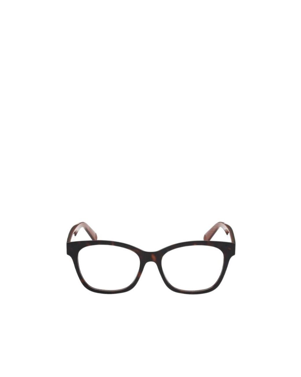 Moncler White Eyewear Square Frame Glasses for men