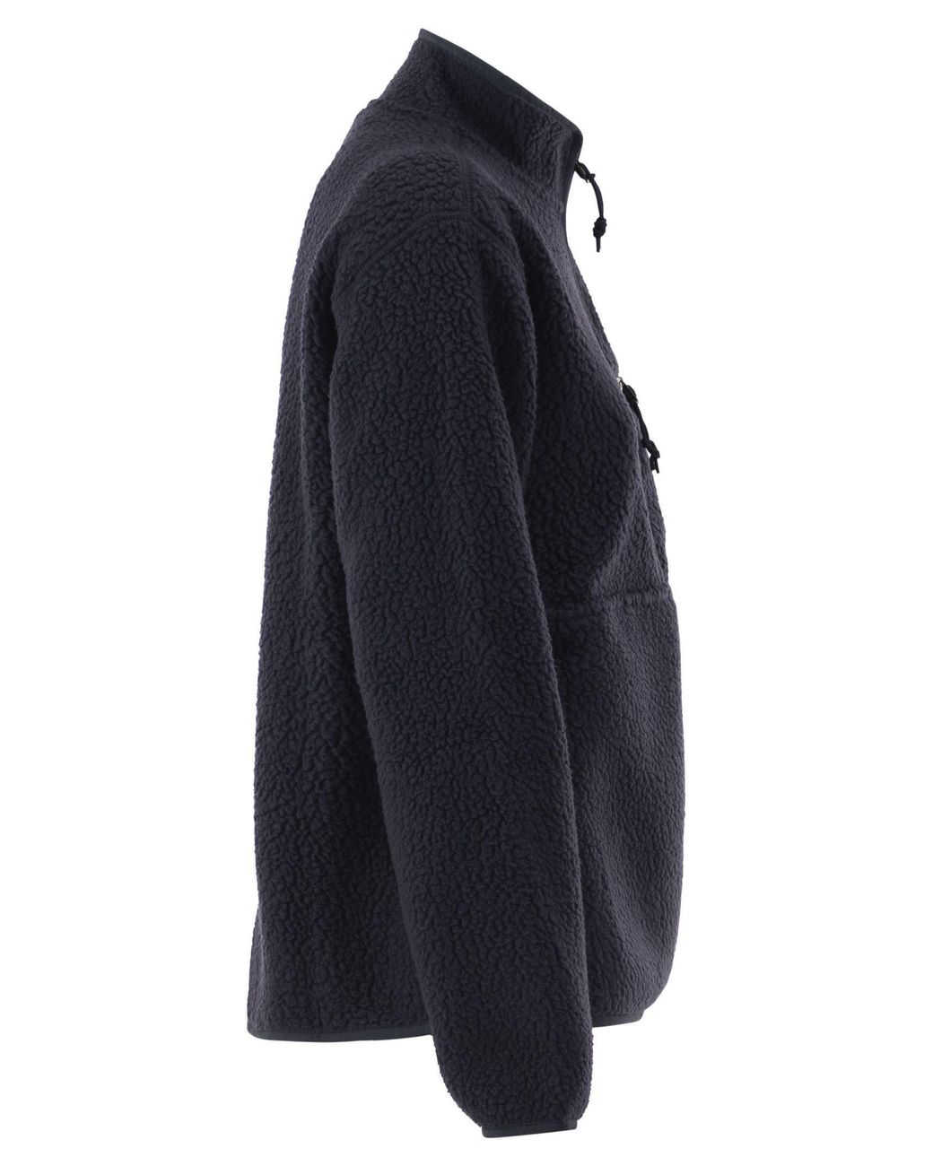 Patagonia Blue Retro Pile Half-Zipped Cardigan