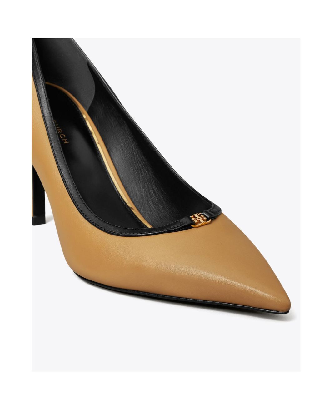 Tory Burch Metallic Double T Buckle Pumps