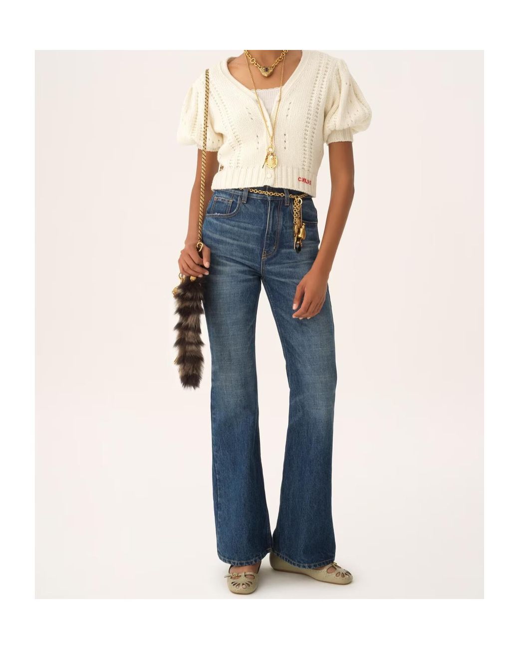 Chloé Blue Chloé Flared Jeans