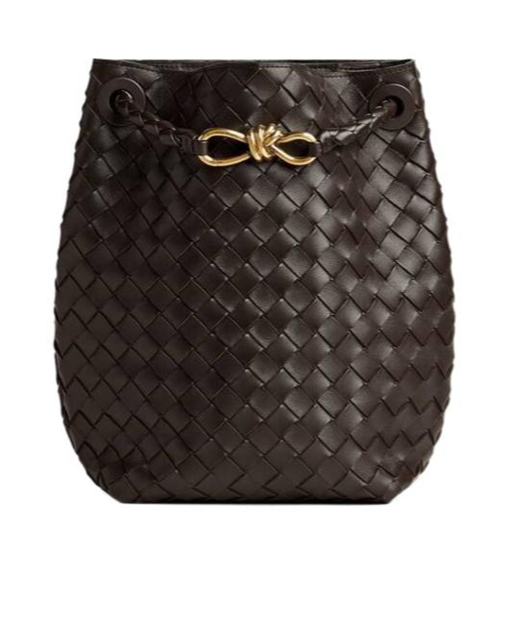 Bottega Veneta Black Small Andiamo Bucket Bag