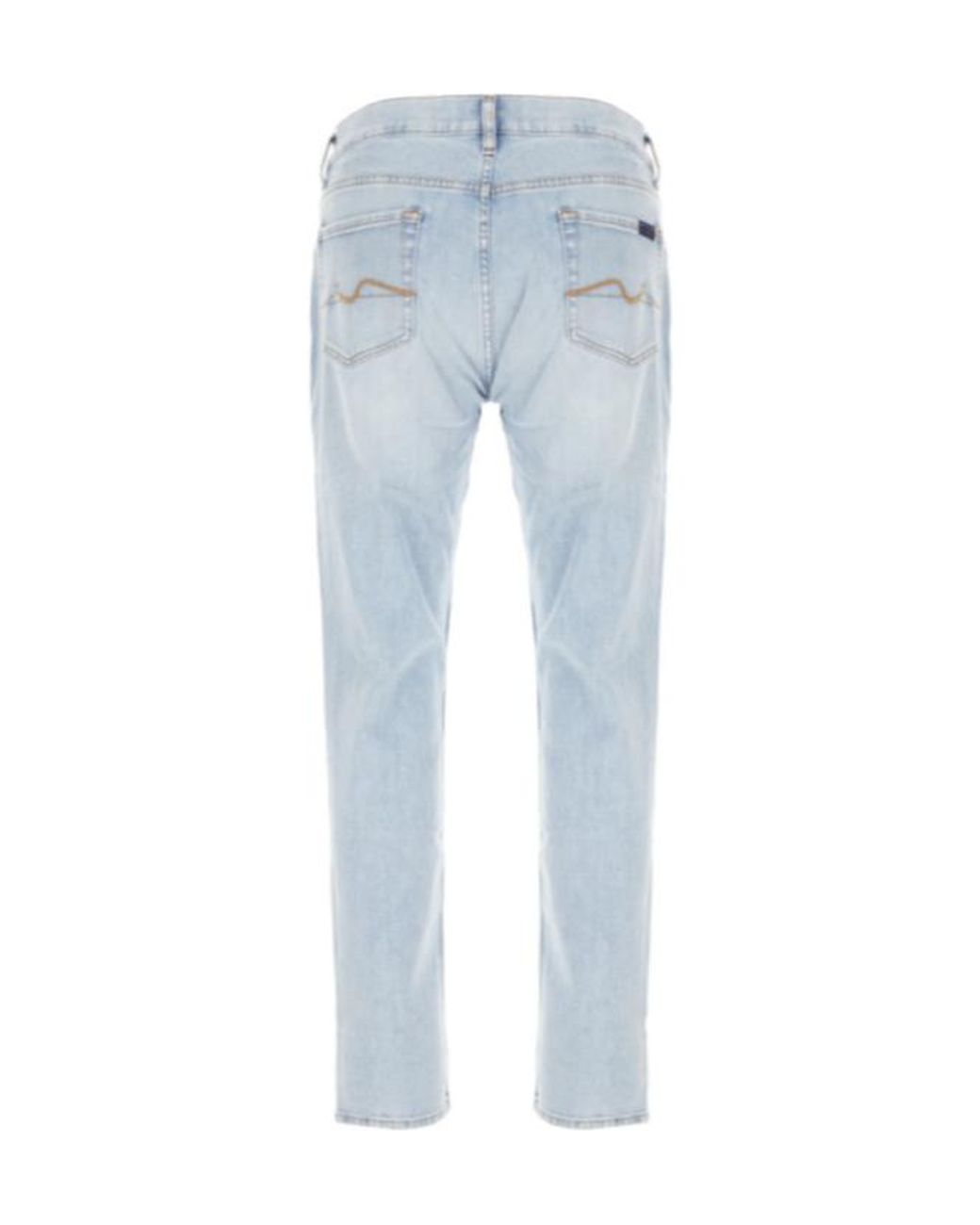 7 For All Mankind Blue Slimmy Jeans for men