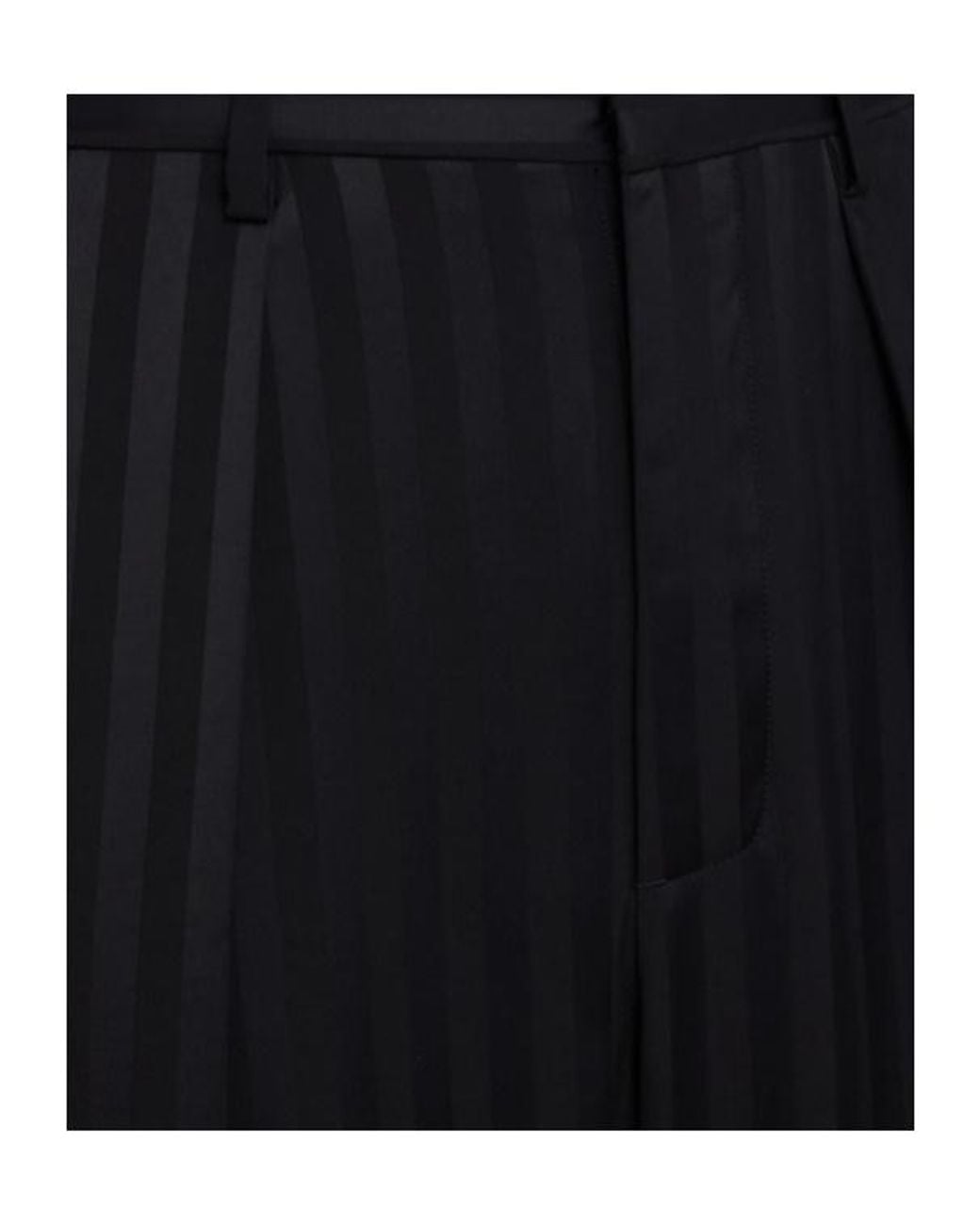 Ann Demeulemeester Black Botel Wide Leg Pleated Pants for men