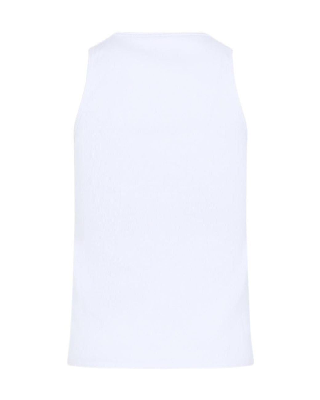 Martine Rose White Sleeveless Vest for men