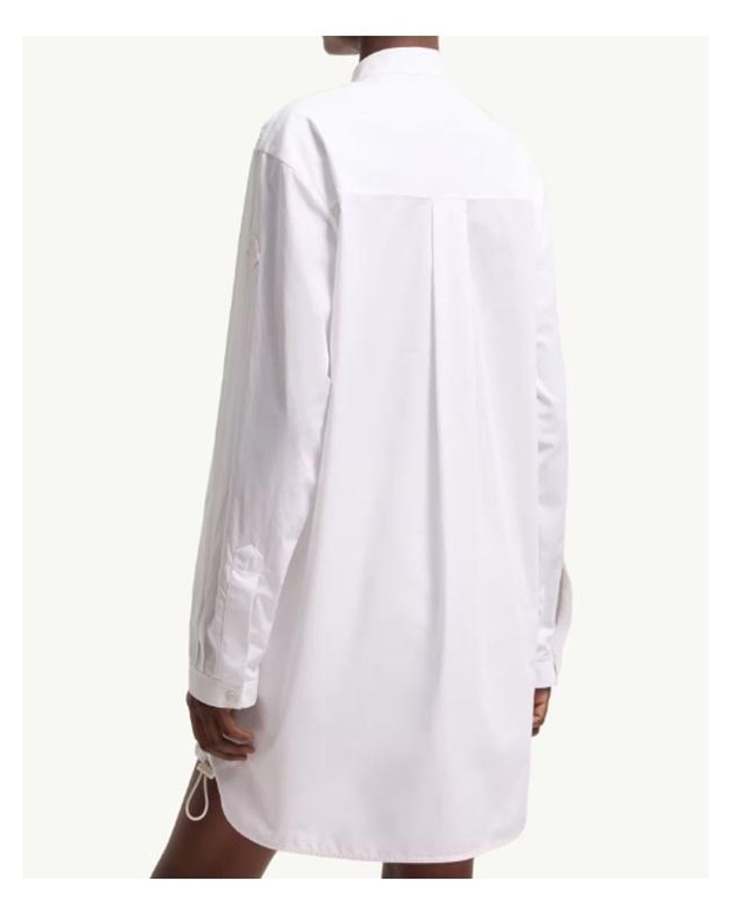 Moncler White San Gallo Poplin Shirt