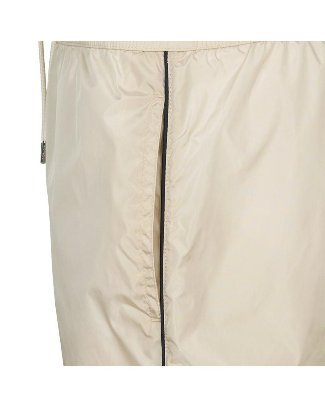 Moncler Natural Drawstring Swim Trunks for men