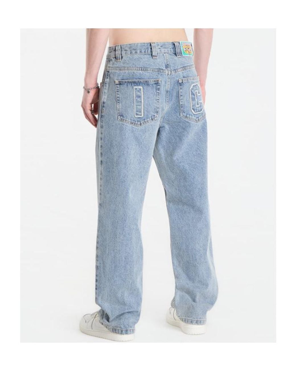 ICECREAM Blue Running Dog Double Scoop Jeans for men