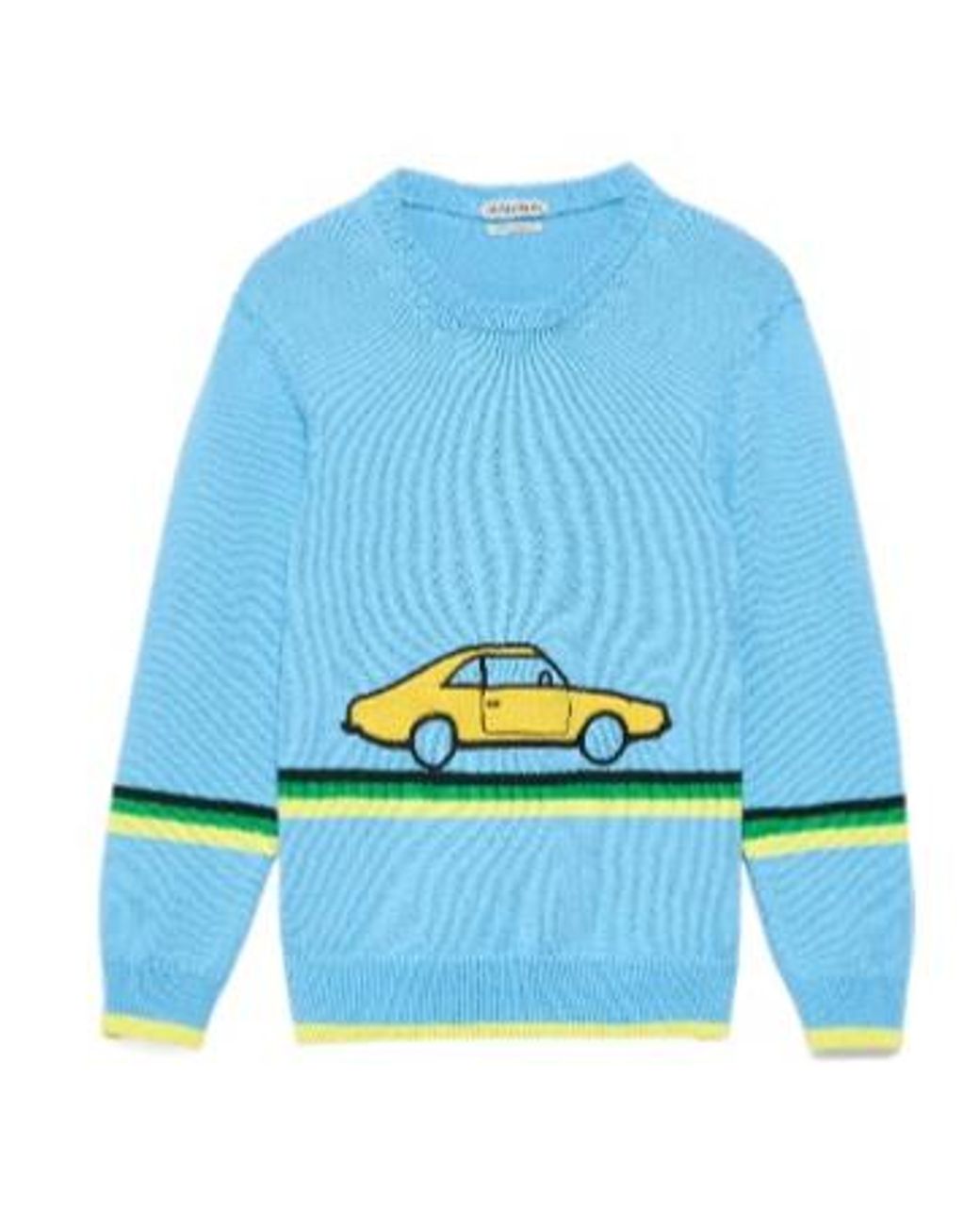 J.W. Anderson Blue Car-Patch Sweater