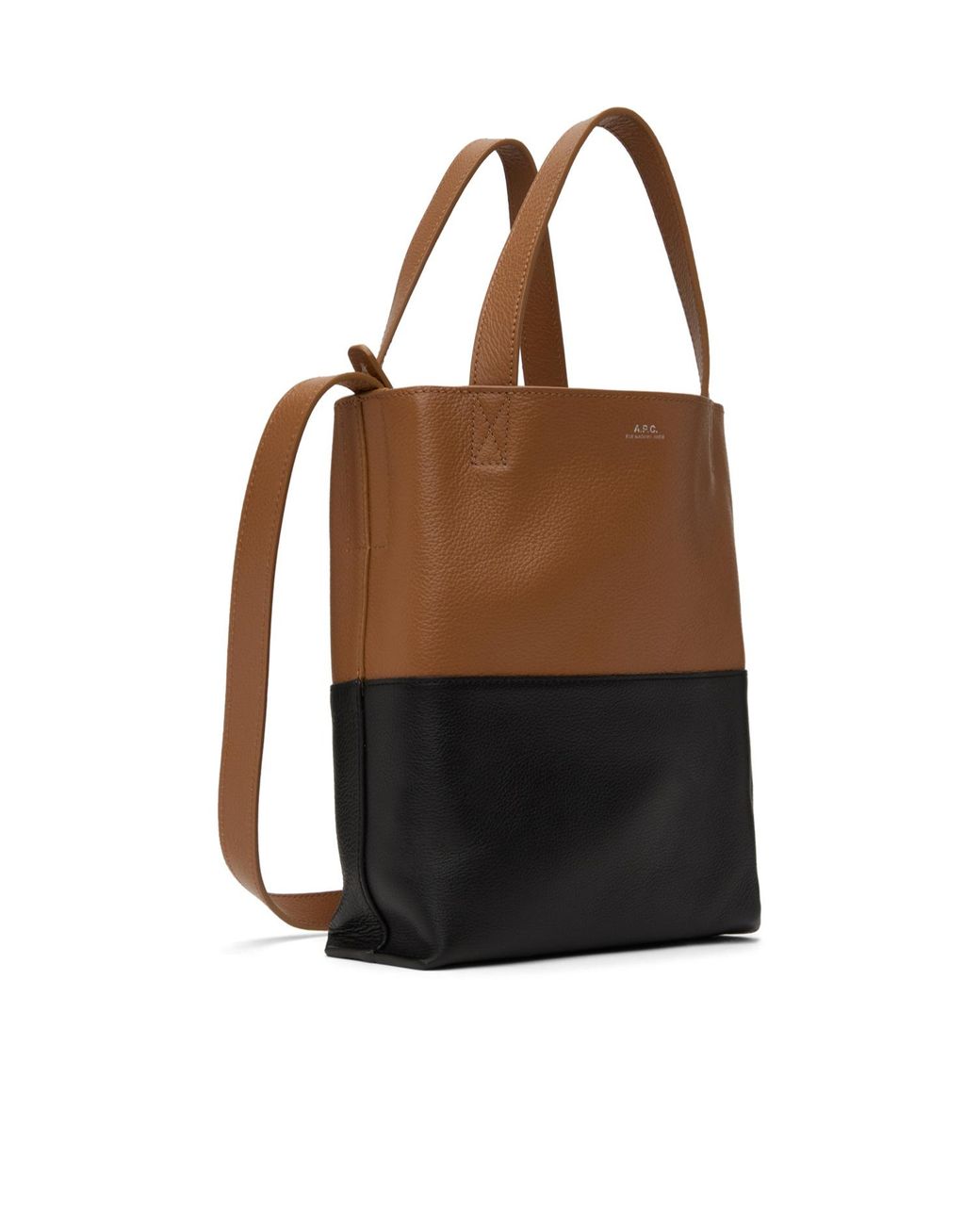 A.P.C. Black Small Cabas Maiko Tote Bag for men