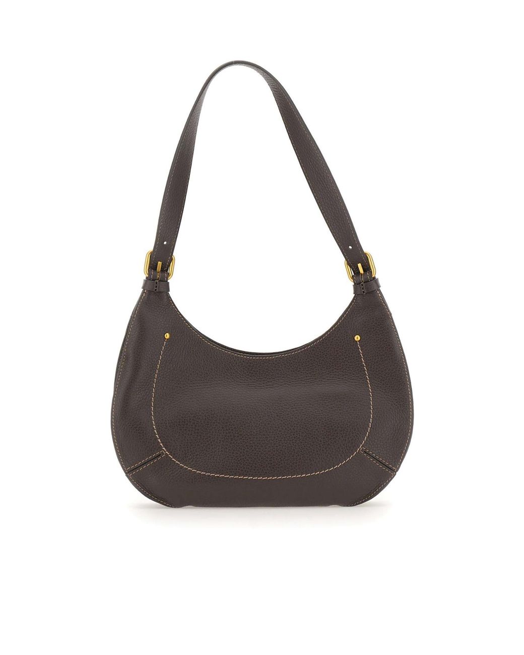 Gianni Chiarini Gray Gabry Curved Shoulder Bag