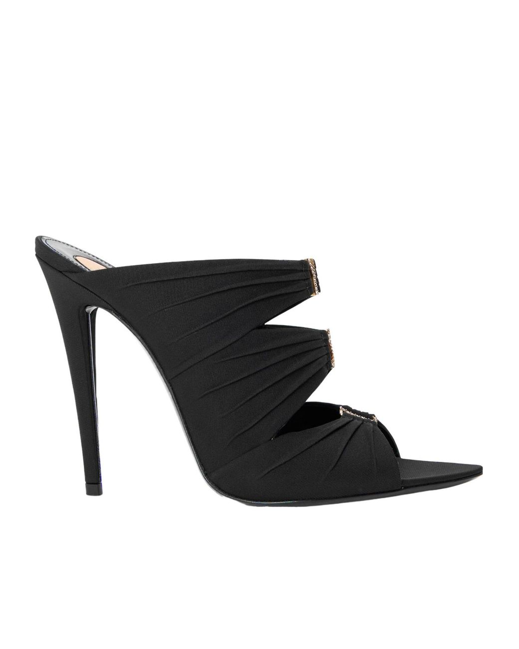 Saint Laurent Black Stiletto Court Shoes
