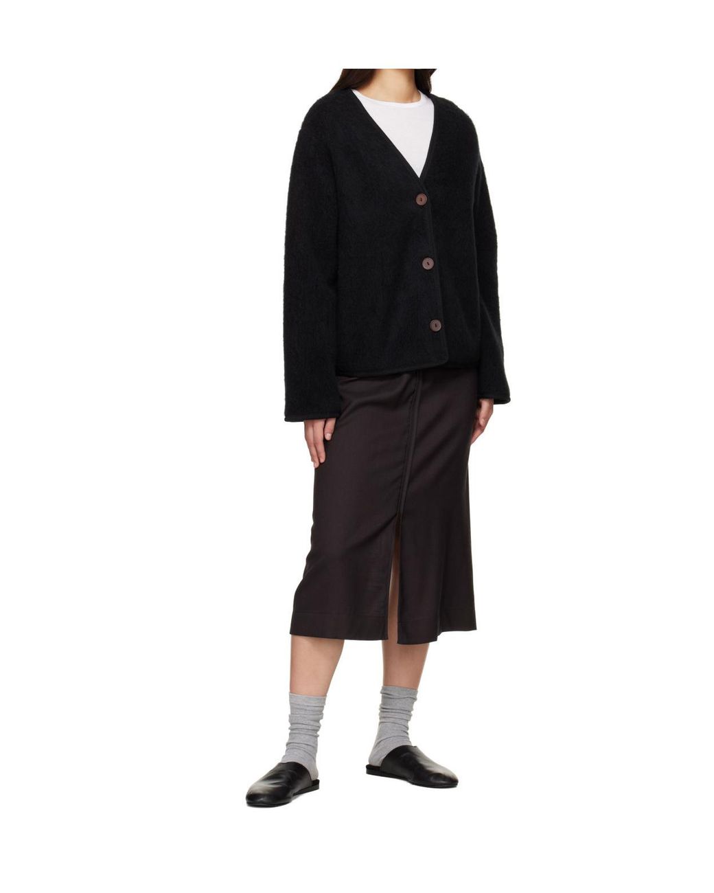 Baserange Black Long-Sleeved Jacket