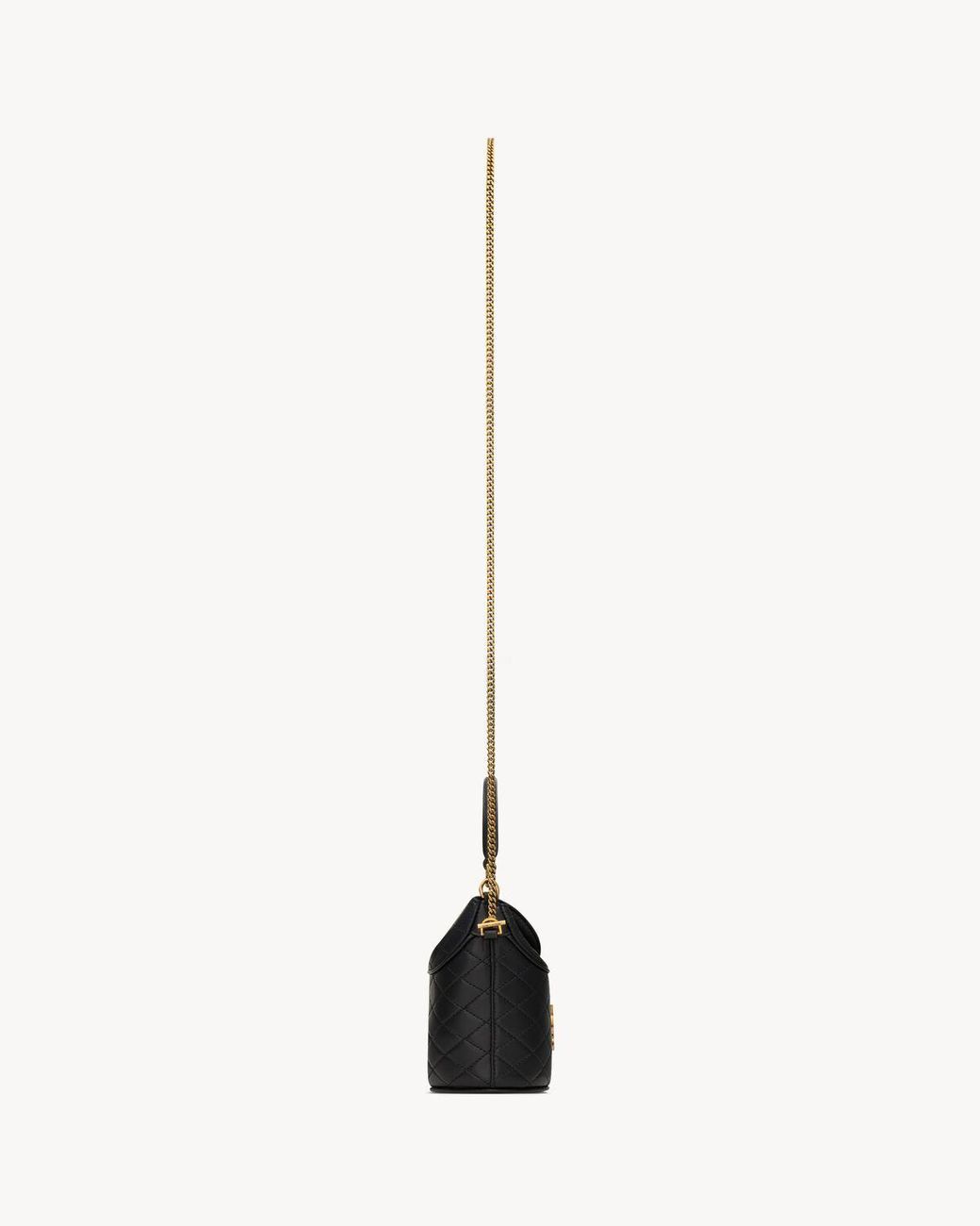 Saint Laurent Black Gaby Mini Bucket