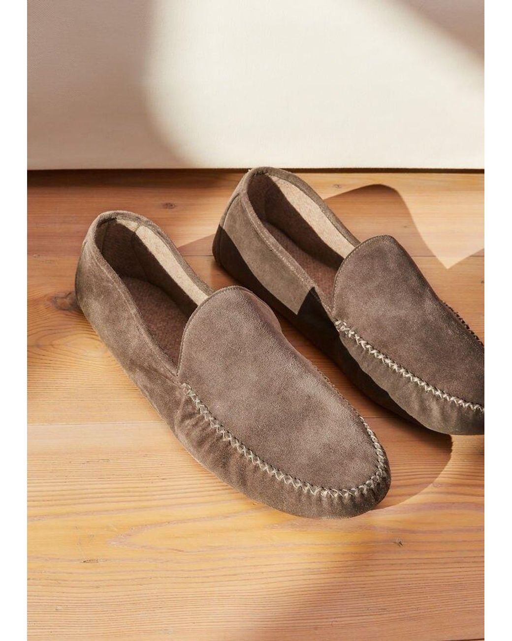 Loro Piana Gray Maurice Business Casual Shoes for men