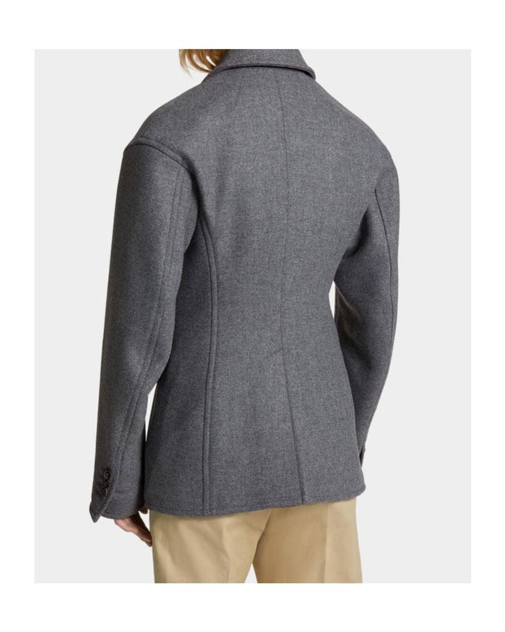 DSquared² Gray Single-Breasted Blazer