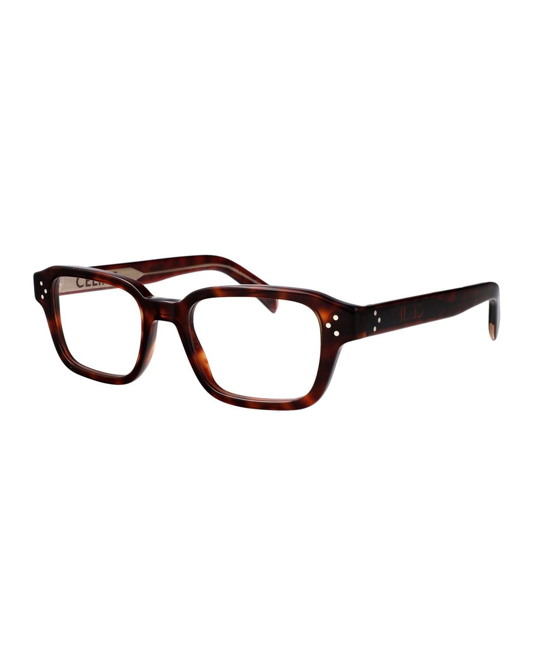 Céline White Full-Frame Non-Prescription Glasses