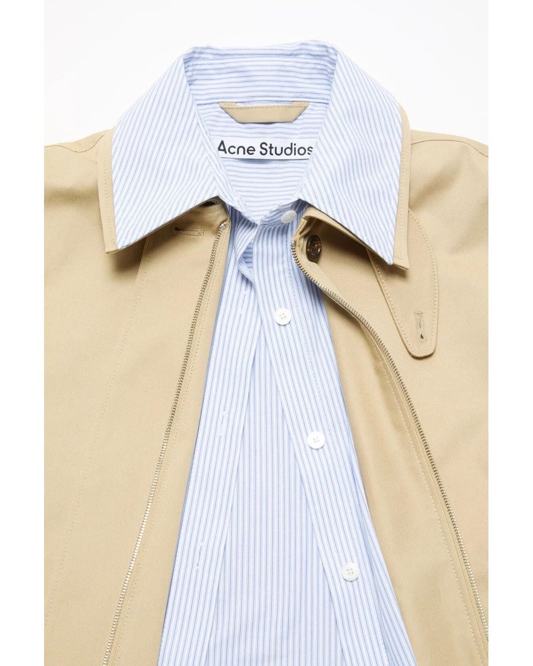 Acne Natural Layered Twill Jacket