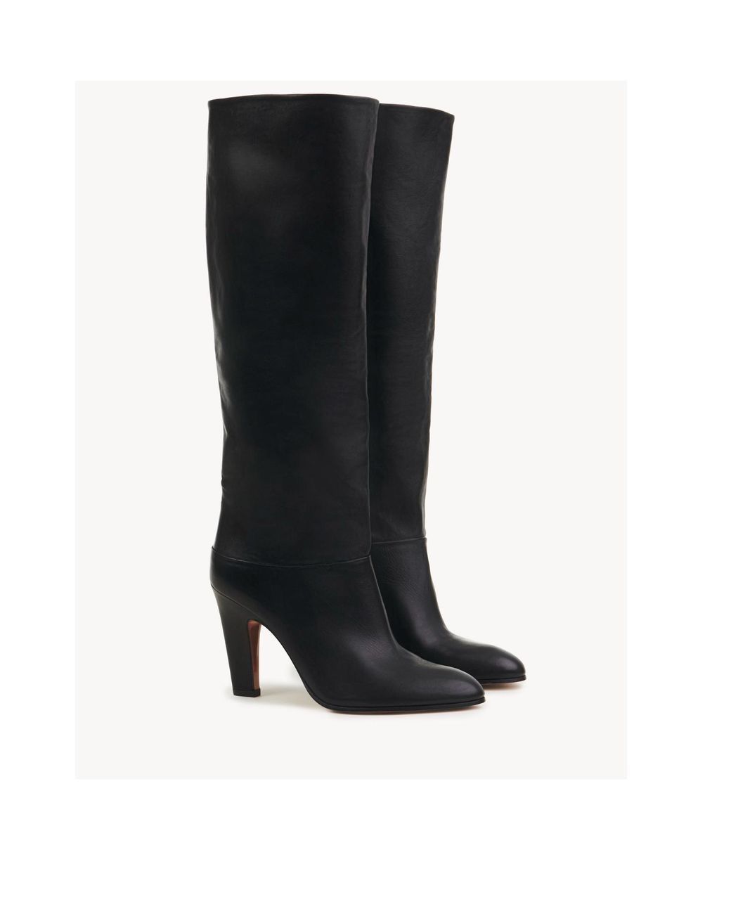 Chloé Black Chloé Eve Knee-Length Heeled Boots