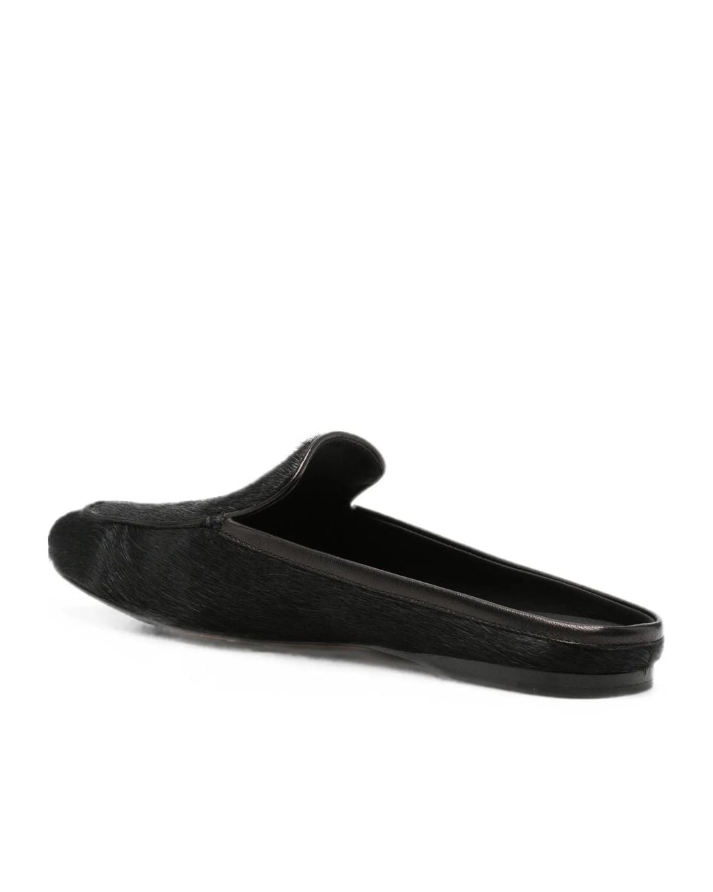 Forte_forte Black Flat Mules