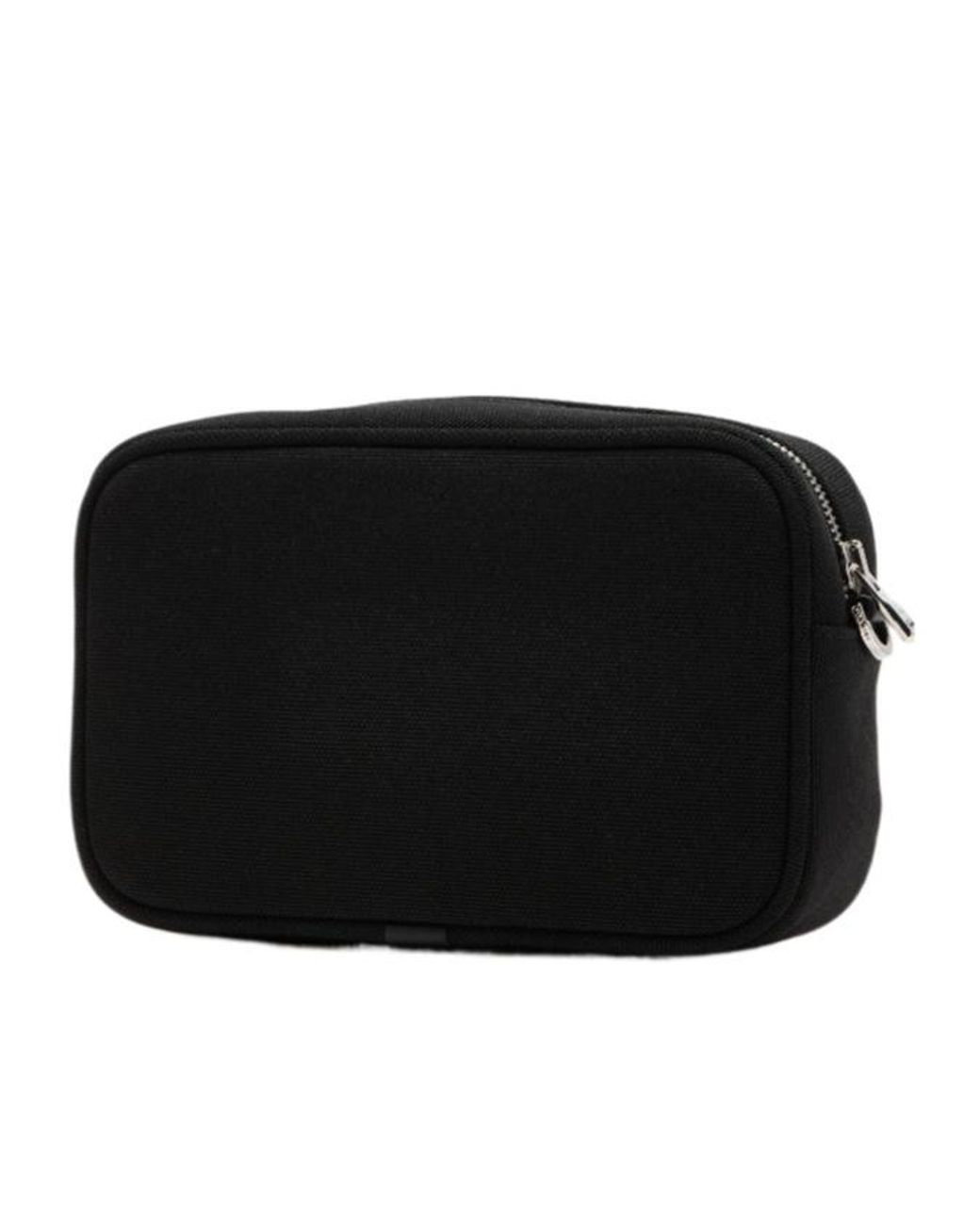 Amiri Black Logo Embroidered Staggered Messenger Bag for men