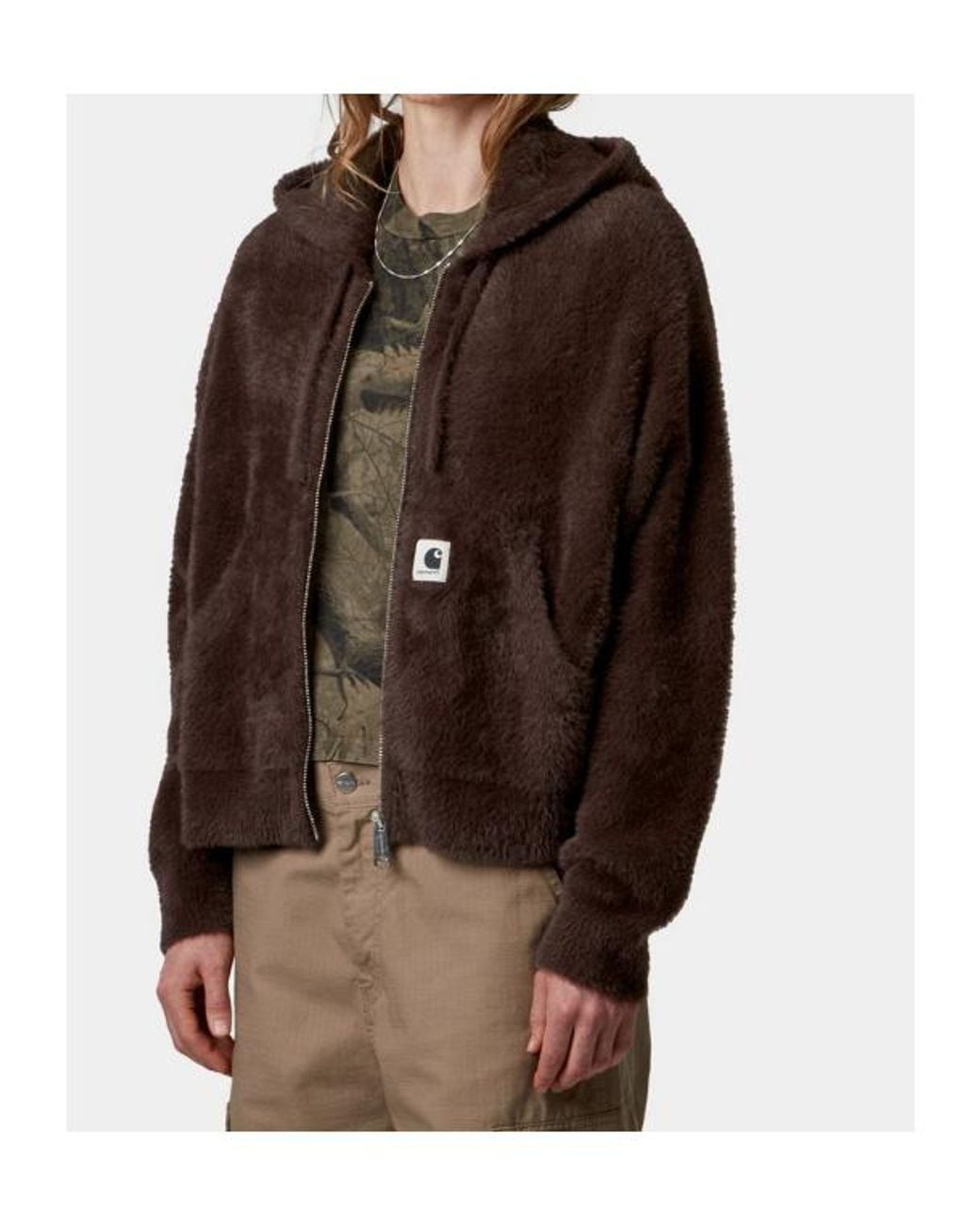 Carhartt Brown Maine Active Faux Fur Jacket