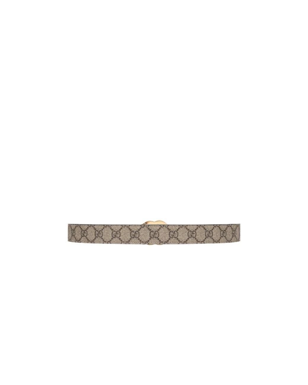 Gucci Multicolor Reversible Gg Monogram Buckle Belt