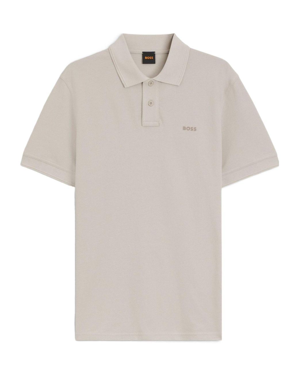 Boss White Shortsleeve Polo Shirt for men