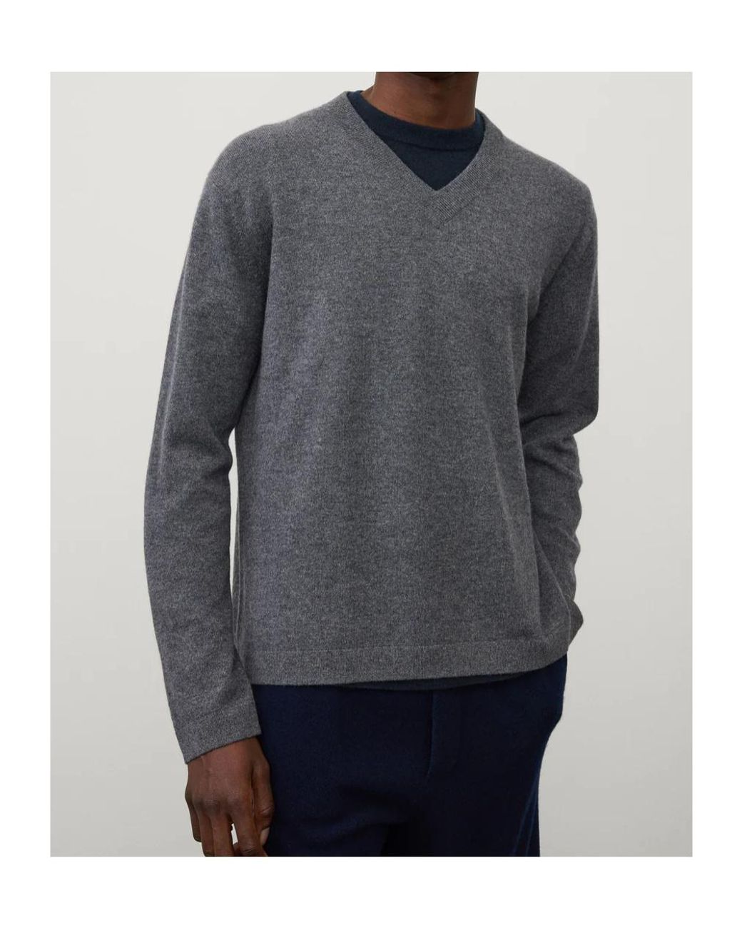 Lisa Yang Gray The Clayton Sweater for men